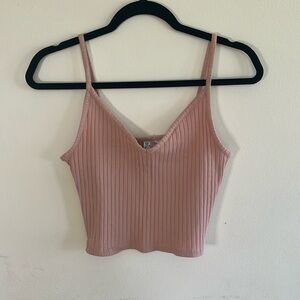 Divided Crop Tank Top